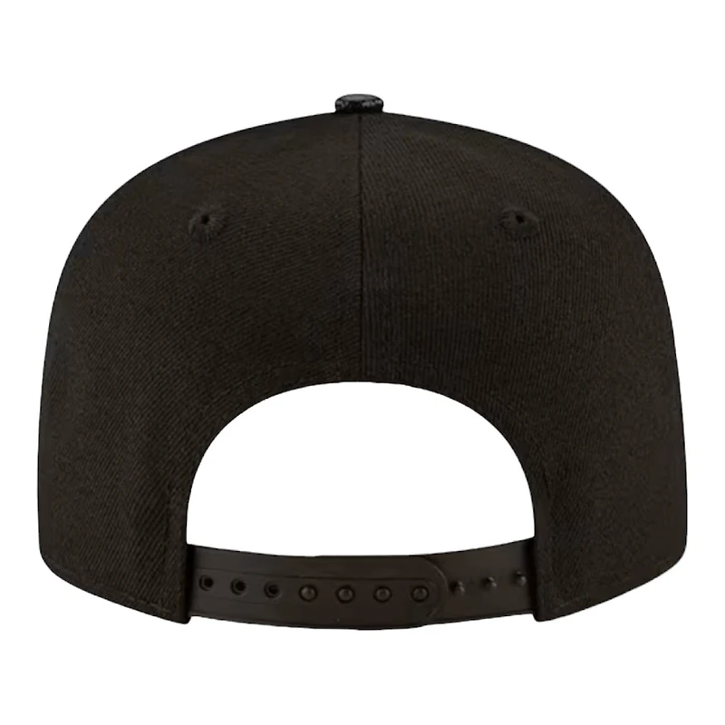 Carolina Panthers Black and White Basic New Era 9FIFTY Snapback Hat