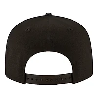 Carolina Panthers Black and White Basic New Era 9FIFTY Snapback Hat