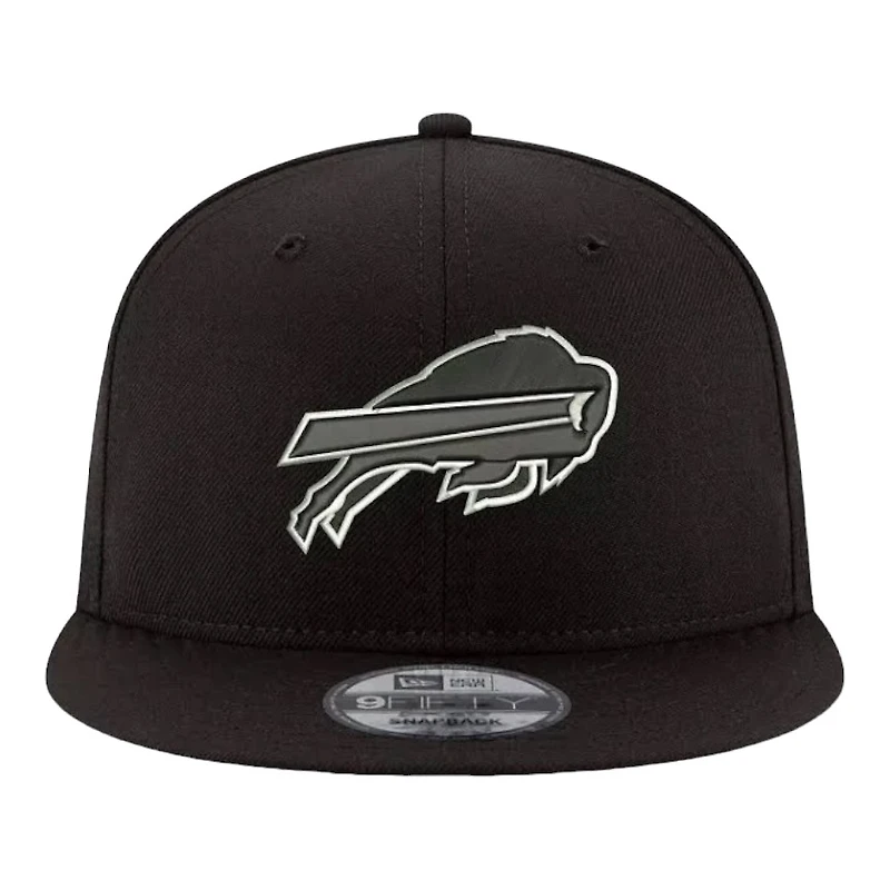 Buffalo Bills Black and White Basic New Era 9FIFTY Snapback Hat