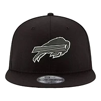 Buffalo Bills Black and White Basic New Era 9FIFTY Snapback Hat