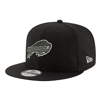 Buffalo Bills Black and White Basic New Era 9FIFTY Snapback Hat
