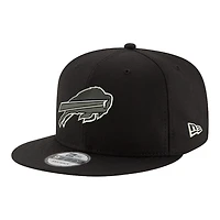 Buffalo Bills Black and White Basic New Era 9FIFTY Snapback Hat
