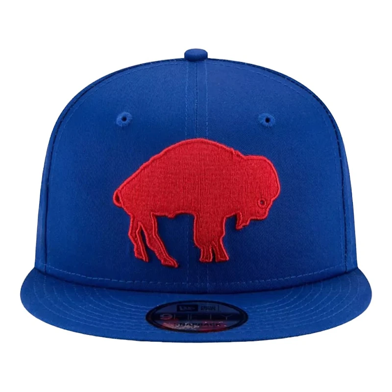 Buffalo Bills Royal Blue Historic Logo Basic New Era 9FIFTY Snapback Hat