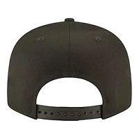 Atlanta Falcons Black and White Basic New Era 9FIFTY Snapback Hat