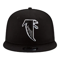 Atlanta Falcons Black Historic Logo Basic New Era 9FIFTY Snapback Hat