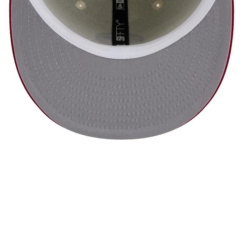 Philadelphia Phillies Chrome Red Two Tone New Era 59FIFTY Fitted Hat