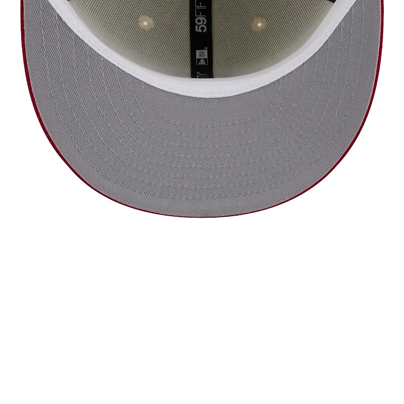 Cincinnati Reds Chrome Red Two Tone New Era 59FIFTY Fitted Hat