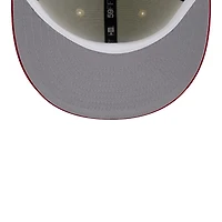 Cincinnati Reds Chrome Red Two Tone New Era 59FIFTY Fitted Hat
