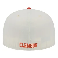 Clemson Tigers Chrome Orange Two Tone New Era 59FIFTY Fitted Hat