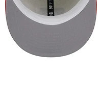 Clemson Tigers Chrome Orange Two Tone New Era 59FIFTY Fitted Hat