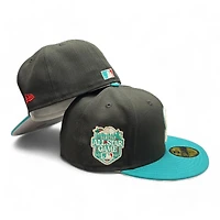 Seattle Mariners Black and Teal 2Tone 2023 ASG Patch Gray UV New Era 59FIFTY Fitted Hat