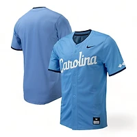 North Carolina Tar Heels Baseball Blue Nike Full-Button Replica Jersey