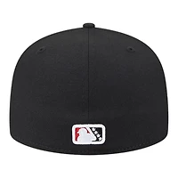 Rocket City Trash Pandas Black Alternate Authentic Collection MiLB New Era 59FIFTY Fitted Hat