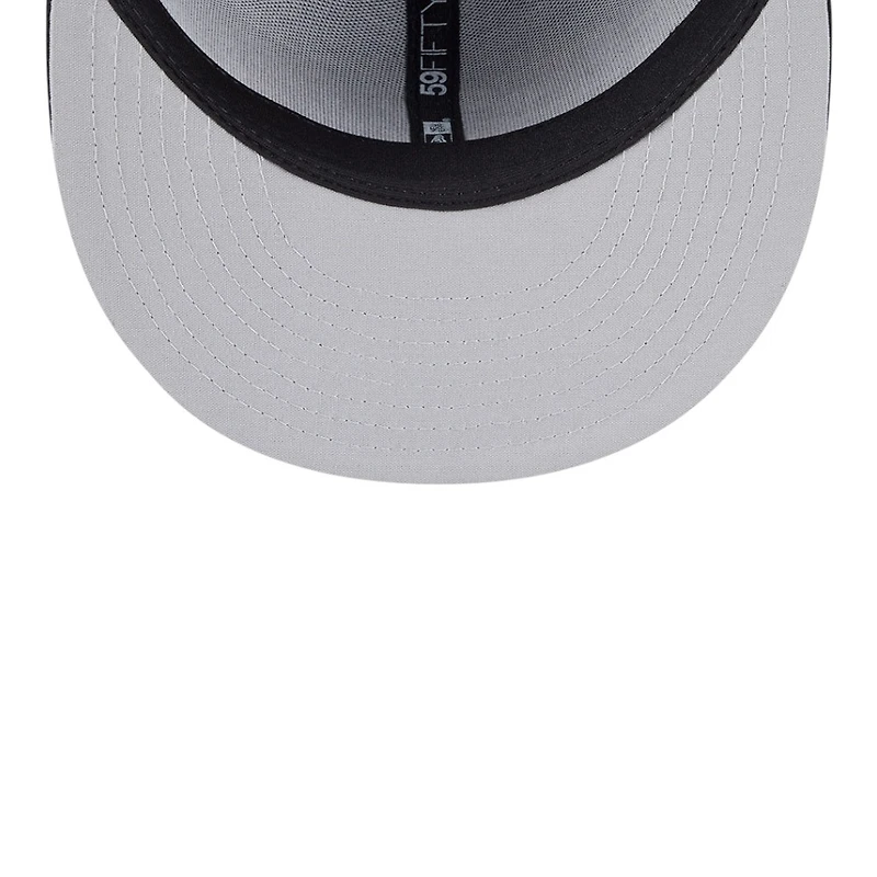 Rocket City Trash Pandas Black Alternate Authentic Collection MiLB New Era 59FIFTY Fitted Hat