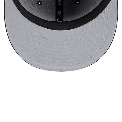 San Francisco 49ers Graphite On Stage Official 2024 NFL Draft New Era 59FIFTY Fitted Hat