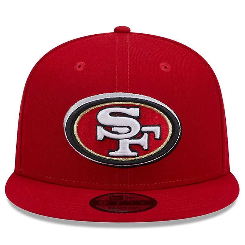 San Francisco 49ers Scarlet 2024 NFL Draft 9FIFTY Snapback Hat