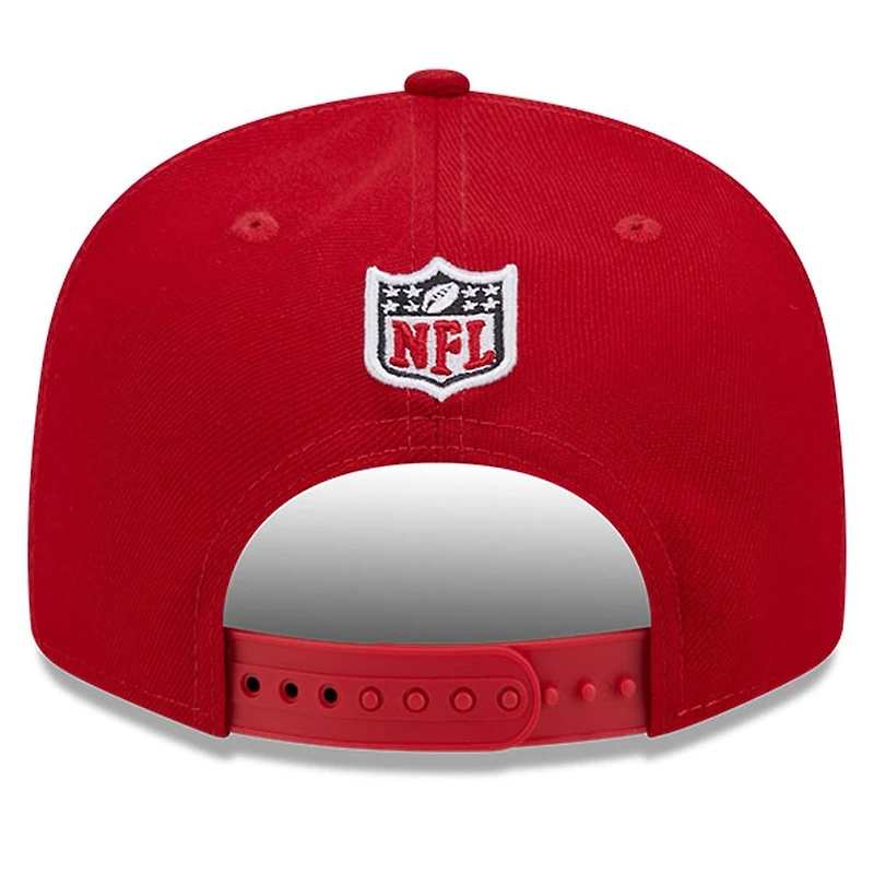 San Francisco 49ers Scarlet 2024 NFL Draft 9FIFTY Snapback Hat