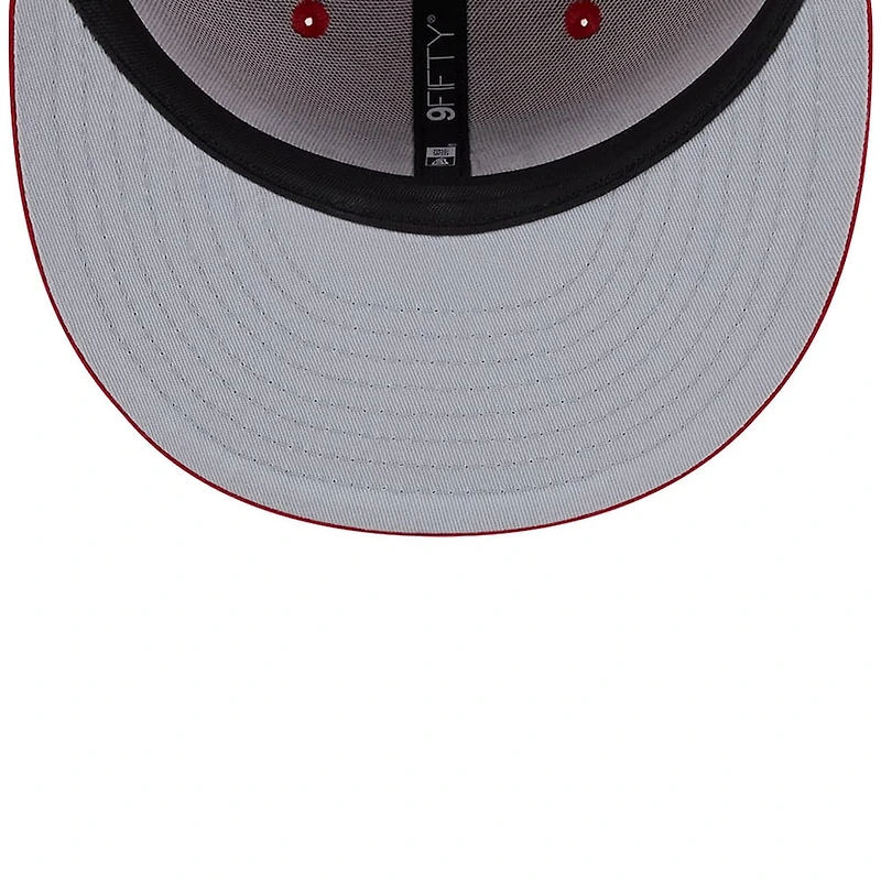 San Francisco 49ers Scarlet 2024 NFL Draft 9FIFTY Snapback Hat