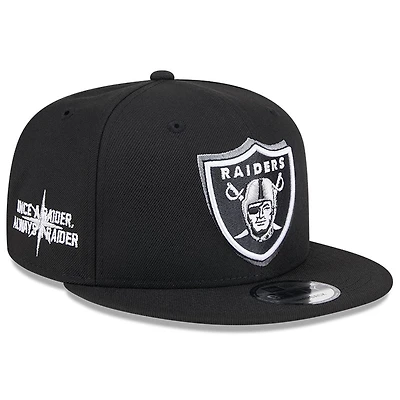 Las Vegas Raiders 2024 NFL Draft 9FIFTY Snapback Hat