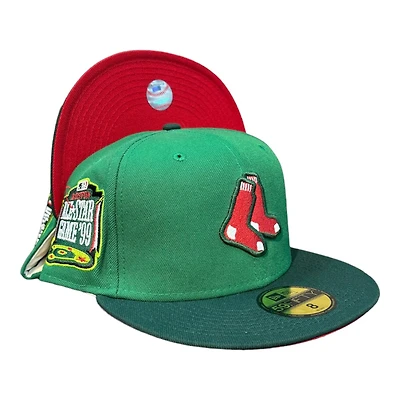 Boston Red Sox Green Two Tone 1999 ASG Patch UV New Era 59Fifty Fitted Hat