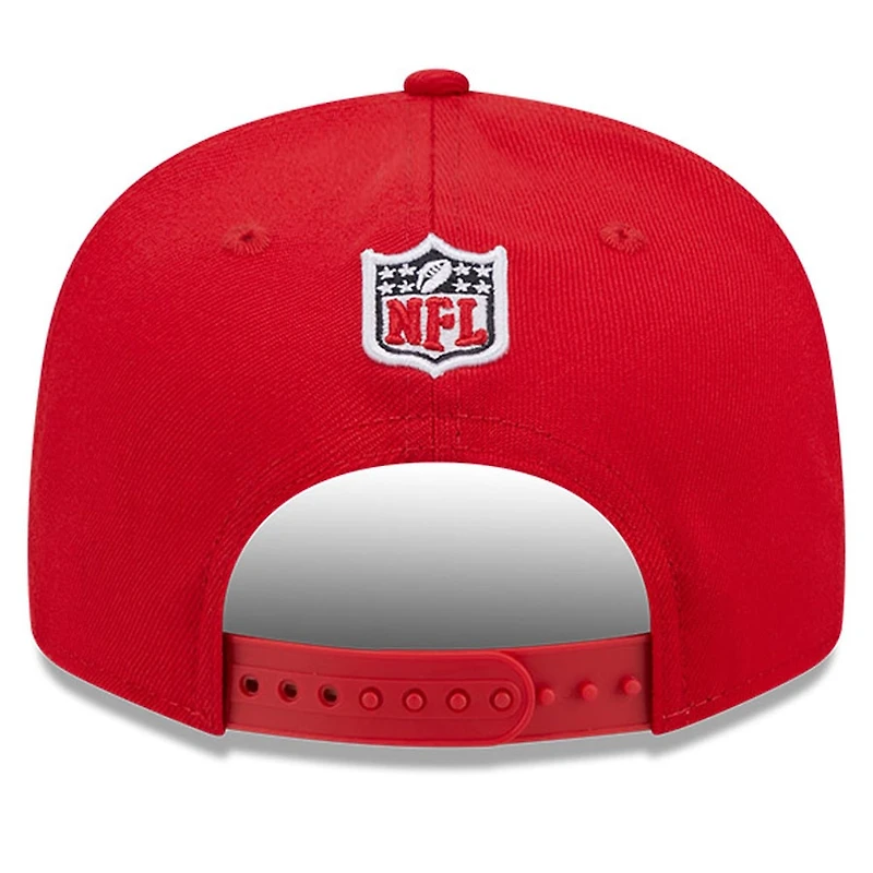 Kansas City Chiefs Red 2024 NFL Draft 9FIFTY Snapback Hat