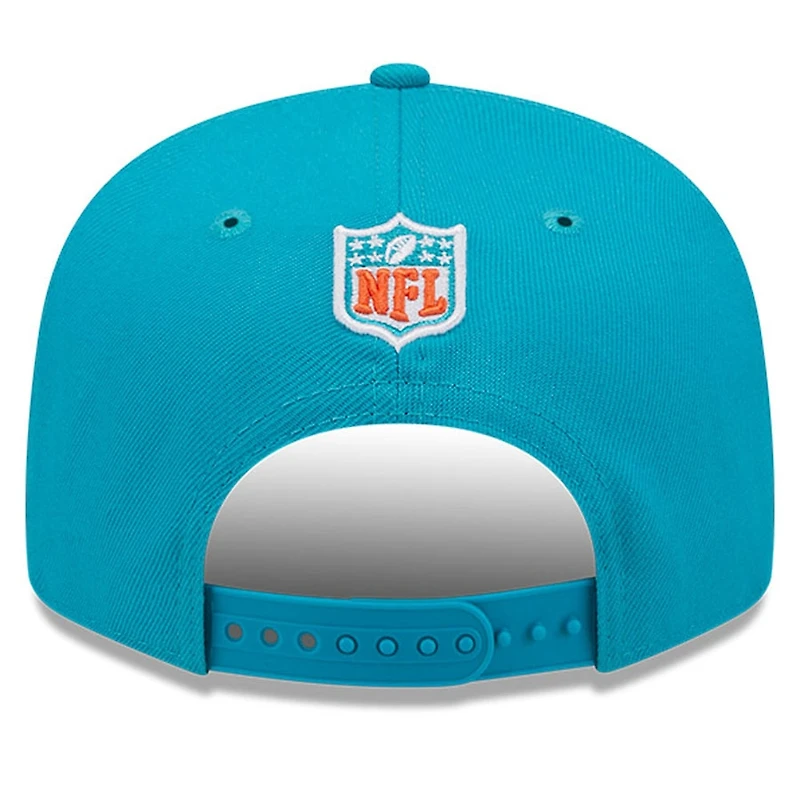 Miami Dolphins Aqua 2024 NFL Draft 9FIFTY Snapback Hat