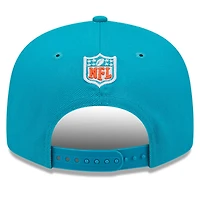 Miami Dolphins Aqua 2024 NFL Draft 9FIFTY Snapback Hat