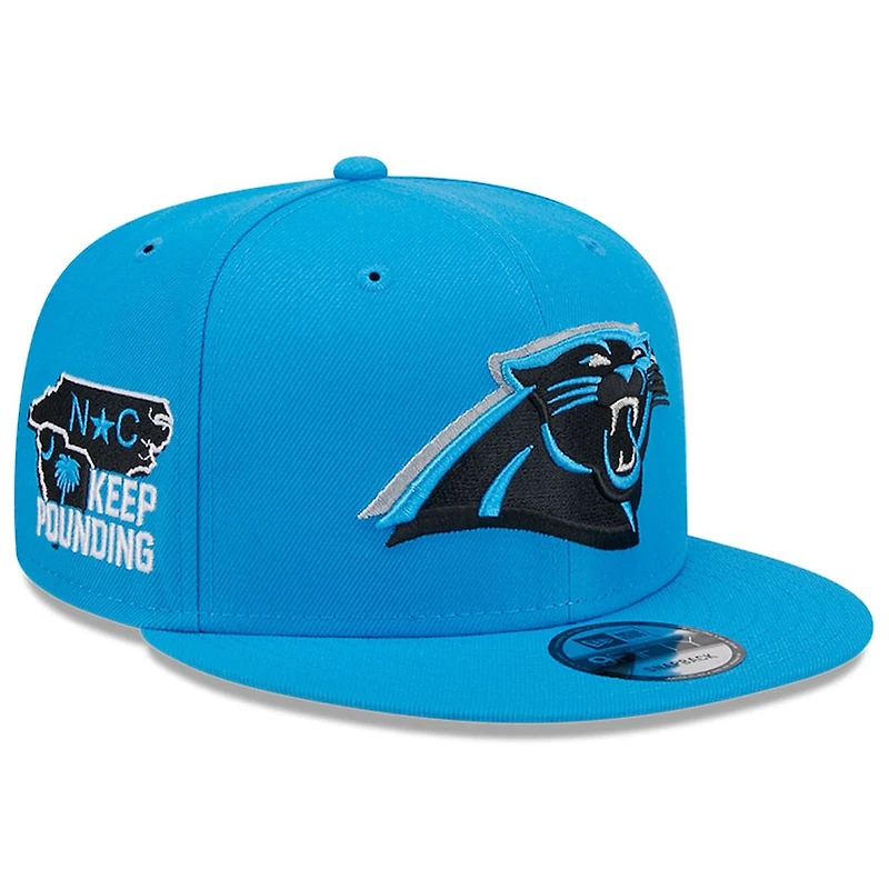Carolina Panthers Blue 2024 NFL Draft 9FIFTY Snapback Hat
