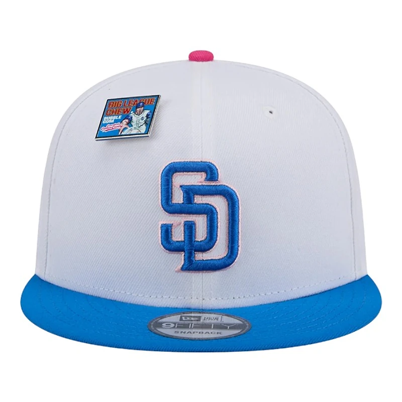 San Diego Padres White and Blue Big League Chew Gray UV New Era 9FIFTY Snapback Hat
