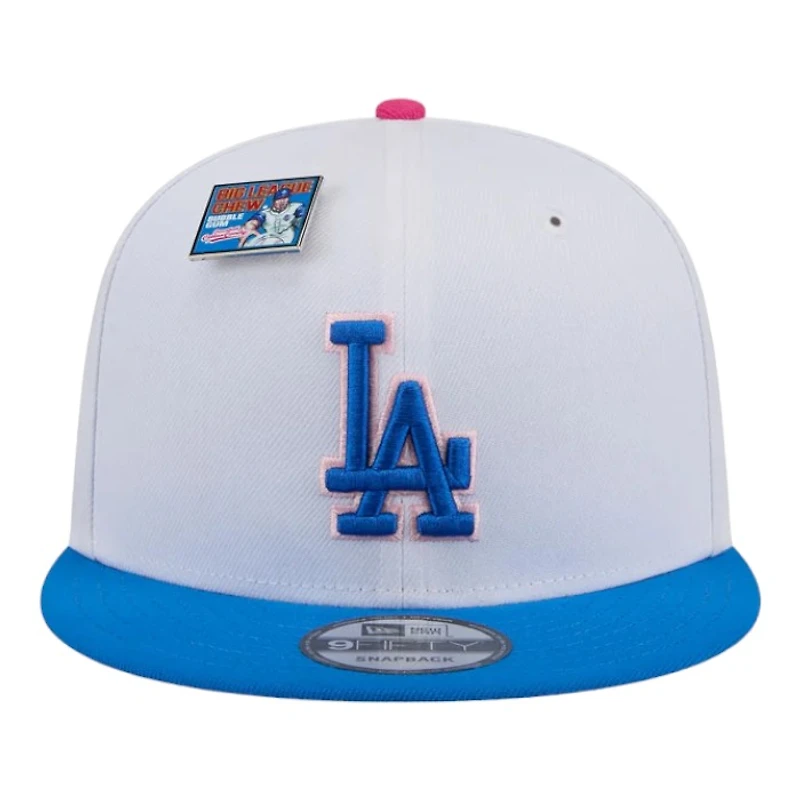 Los Angeles Dodgers White and Blue Big League Chew Gray UV New Era 9FIFTY Snapback Hat