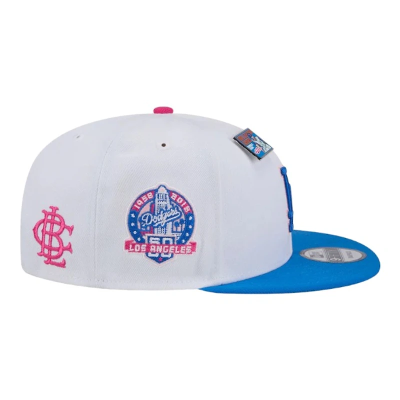 Los Angeles Dodgers White and Blue Big League Chew Gray UV New Era 9FIFTY Snapback Hat