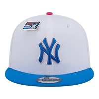 New York Yankees White and Blue Big League Chew Gray UV New Era 9FIFTY Snapback Hat