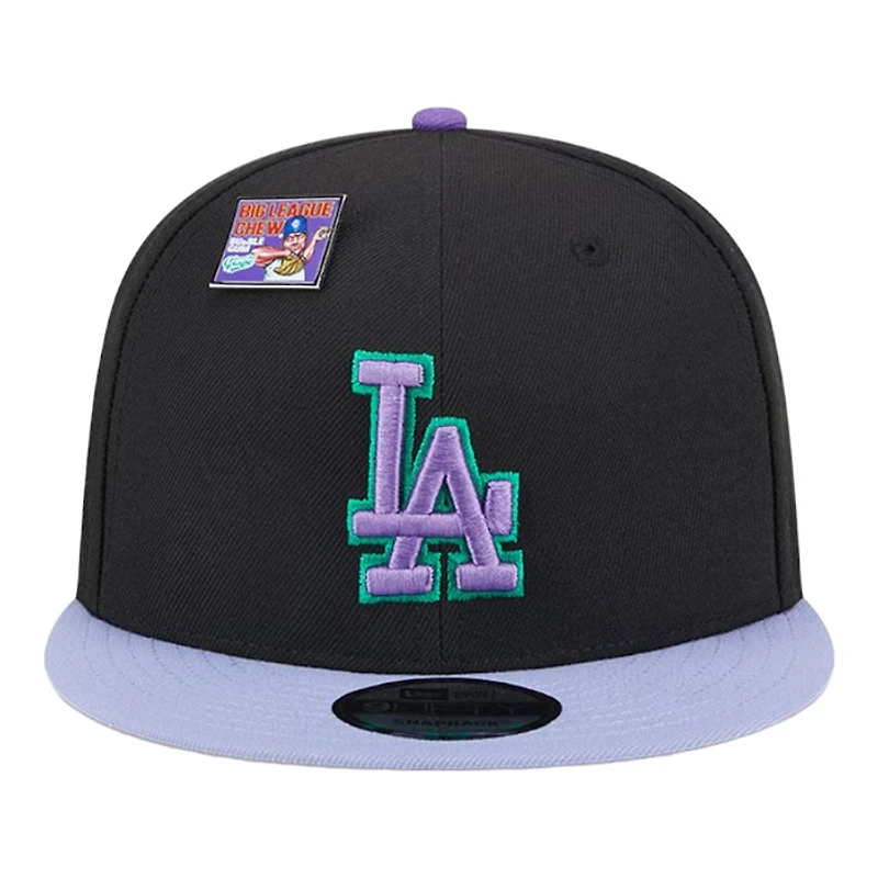 Los Angeles Dodgers and Big League Chew Gray UV New Era 9FIFTY Snapback Hat