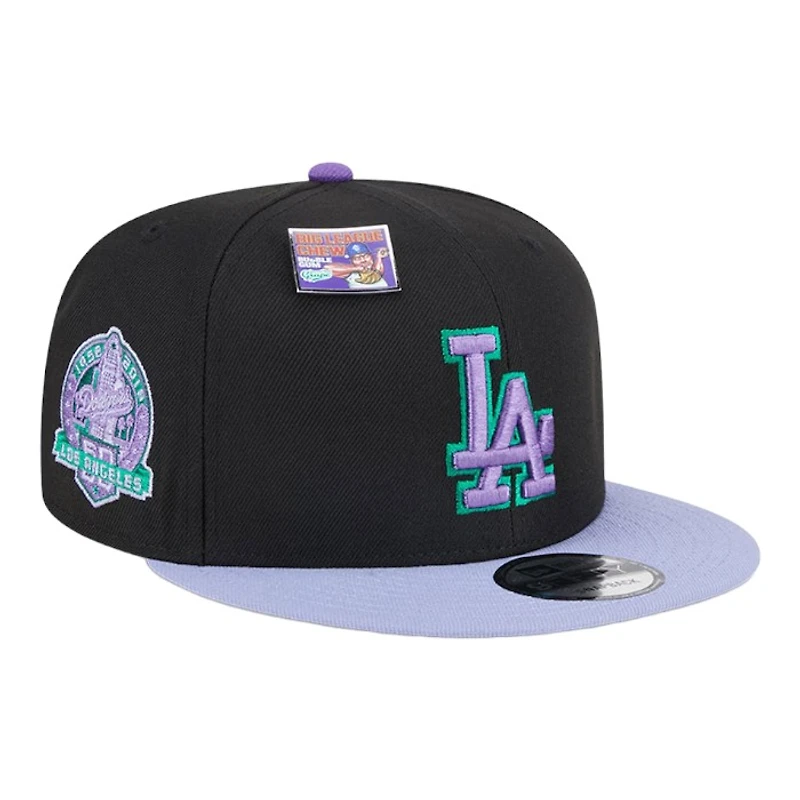 Los Angeles Dodgers and Big League Chew Gray UV New Era 9FIFTY Snapback Hat