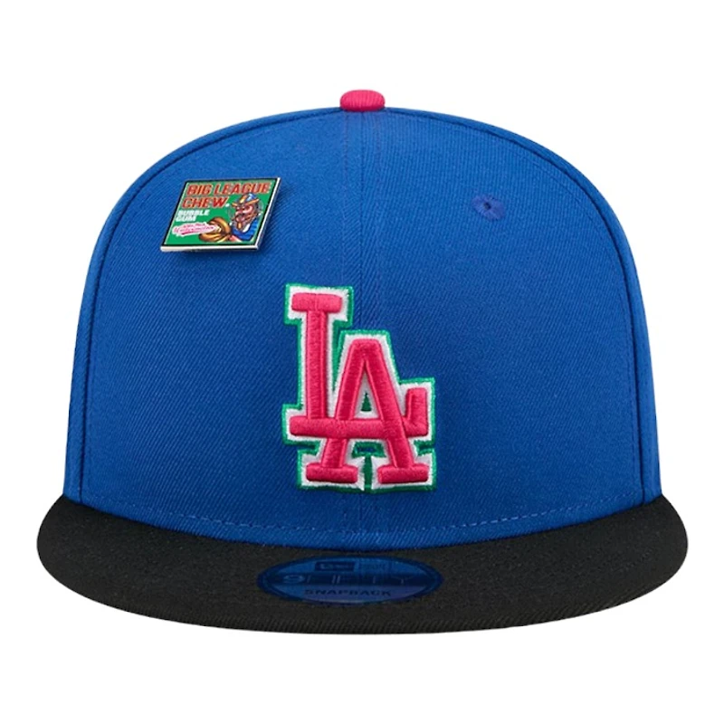 Los Angeles Dodgers and Black Big League Chew Gray UV New Era 9FIFTY Snapback Hat