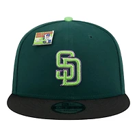 San Diego Padres Green and Black Big League Chew Gray UV New Era 9FIFTY Snapback Hat
