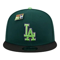 Los Angeles Dodgers Green and Black Big League Chew Gray UV New Era 9FIFTY Snapback Hat