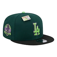 Los Angeles Dodgers Green and Black Big League Chew Gray UV New Era 9FIFTY Snapback Hat