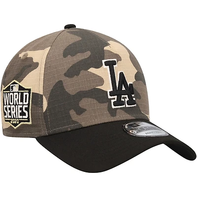 Los Angeles Dodgers Camo Black A-Frame New Era 9FORTY Adjustable Hat