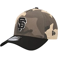 San Francisco Giants Camo Black A-Frame New Era 9FORTY Adjustable Hat