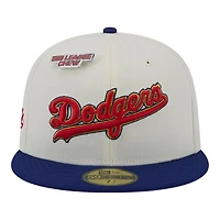 Los Angeles Dodgers White and Blue Big League Chew Gray UV New Era 59Fifty Fitted Hat