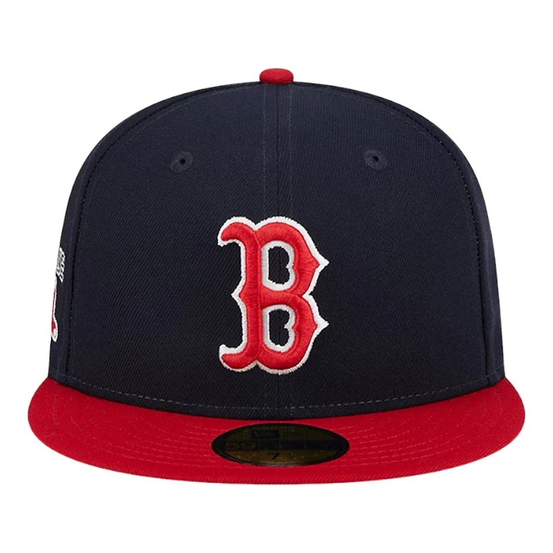 Boston Red Sox Navy and Big League Chew Gray UV New Era 59Fifty Fitted Hat