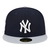 New York Yankees Navy and Gray Big League Chew UV Era 59Fifty Fitted Hat
