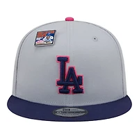 Los Angeles Dodgers Gray and Purple Big League Chew Green UV New Era 9FIFTY Snapback Hat