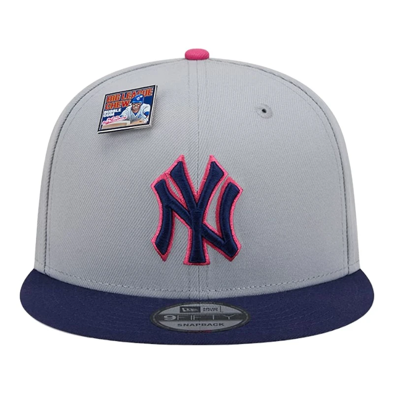 New York Yankees Gray and Purple Big League Chew Green UV New Era 9FIFTY Snapback Hat