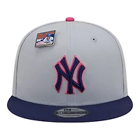 New York Yankees Gray and Purple Big League Chew Green UV New Era 9FIFTY Snapback Hat