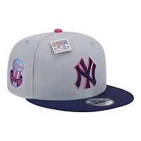New York Yankees Gray and Purple Big League Chew Green UV New Era 9FIFTY Snapback Hat
