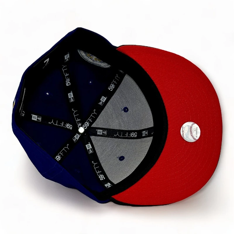 Washington Nationals Blue and Black Camo Leqroq Pack Robert F Kennedy Stadium Patch Red UV New Era 59Fifty Fitted Hat