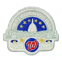 Washington Nationals Blue and Black Camo Leqroq Pack Robert F Kennedy Stadium Patch Red UV New Era 59Fifty Fitted Hat