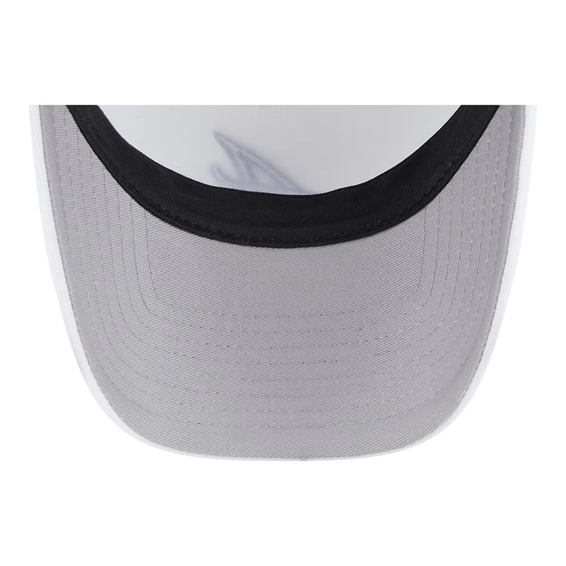Atlanta Braves White Court Sport New Era 9FORTY A-Frame Trucker Snapback